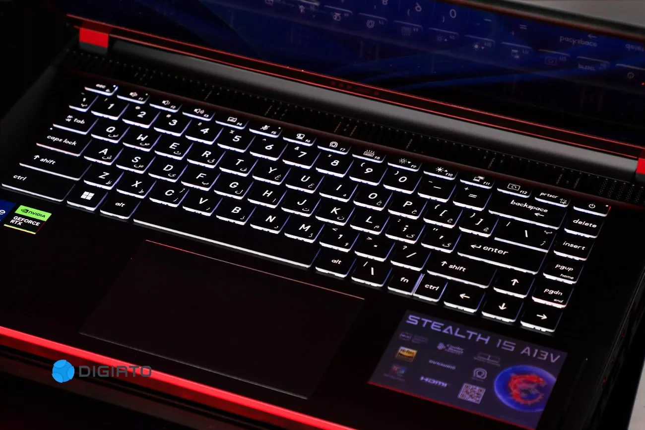 نقد و بررسی لپ تاپ گیمینگ ام اس آی استلث ۱۵ نسل سیزدهم 25 لپ تاپ گیمینگ MSI استلث ۱۵