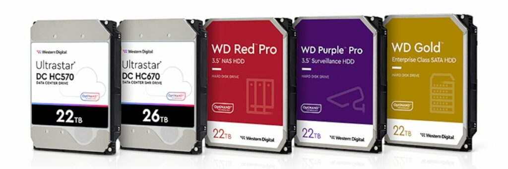 1700363931 488 وسترن دیجیتال درایوهای 24 ترابایتی CMR و 28 ترابایتی SMR