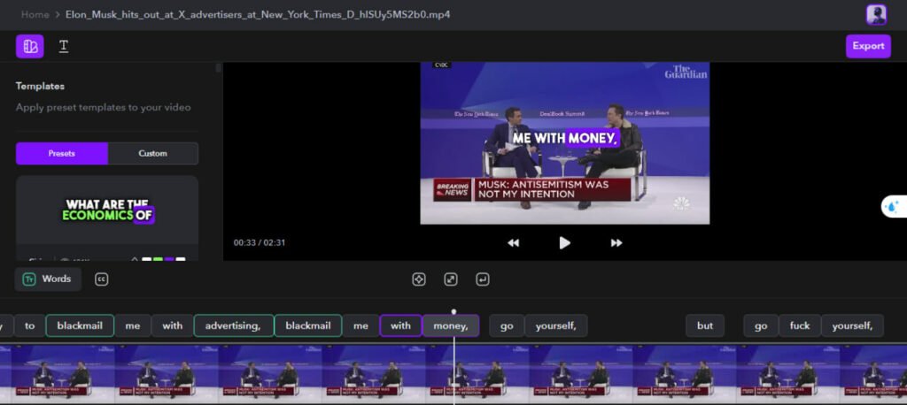 آموزش ابزار هوش مصنوعی ساخت زیرنویس Captions + لینک دانلود 12 1702055433 111 آموزش ابزار هوش مصنوعی ساخت زیرنویس Captions لینک دانلود