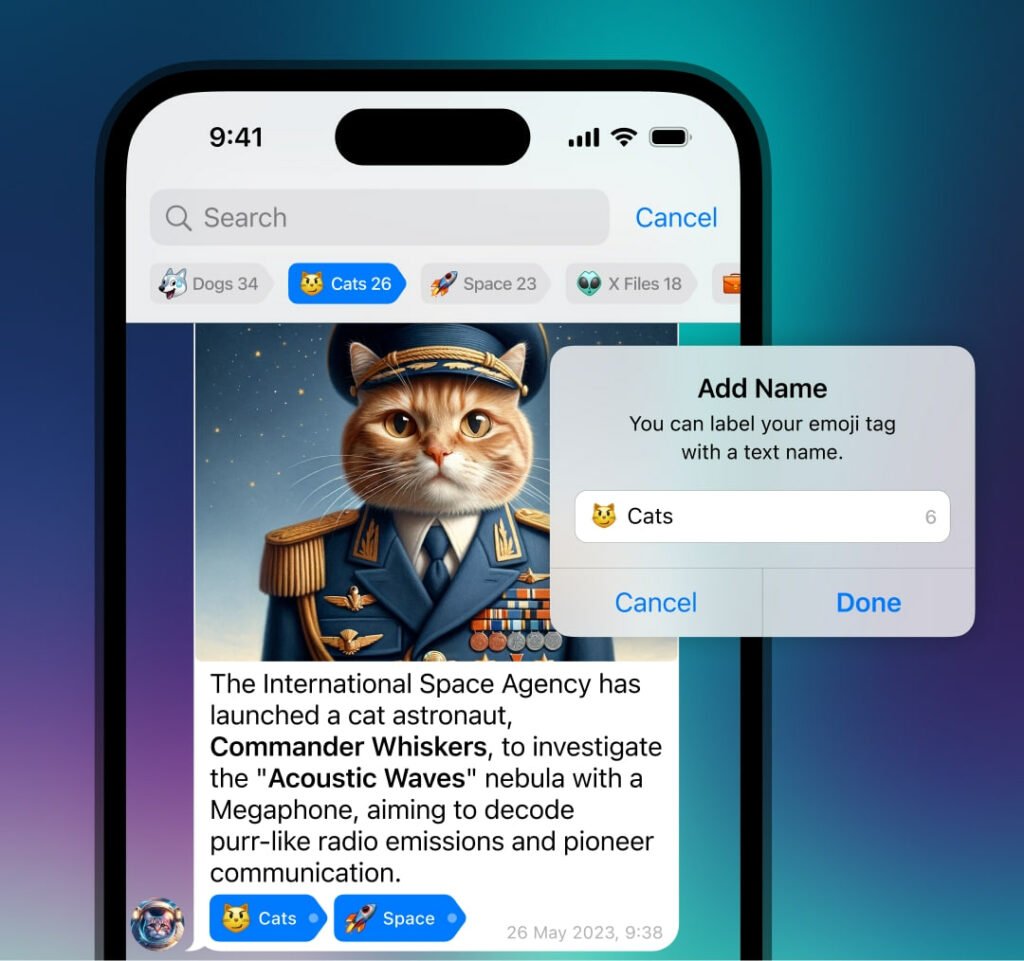 آپدیت تازه تلگرام انتشار شد؛ تحول همه‌جانبه Saved Messages