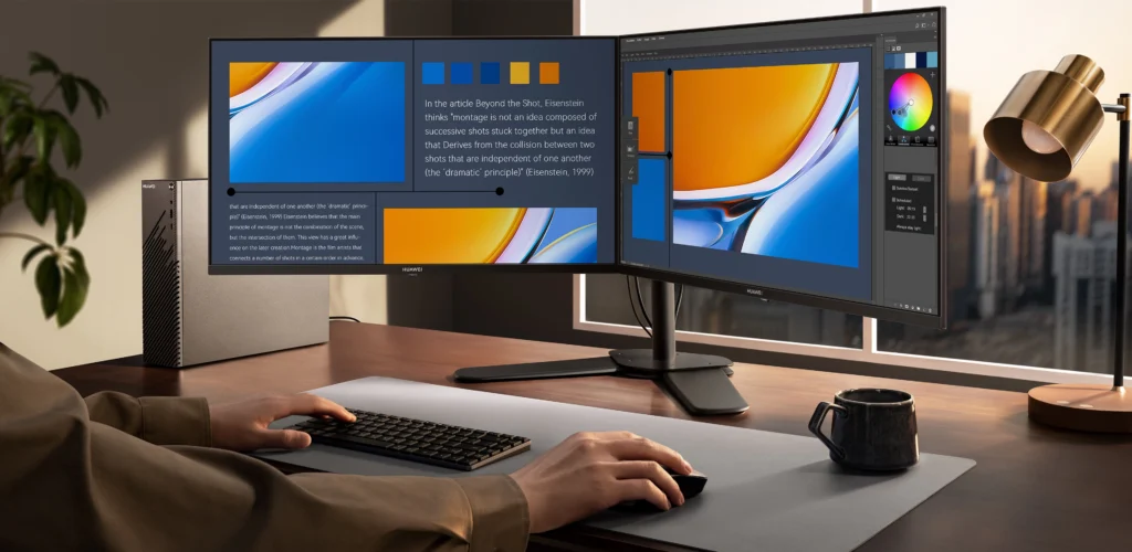 راهنمای خرید بهترین مانیتور گیمینگ_روشنفکر 143 مانیتور گیمینگ هواوی مدل MateView SE FHD