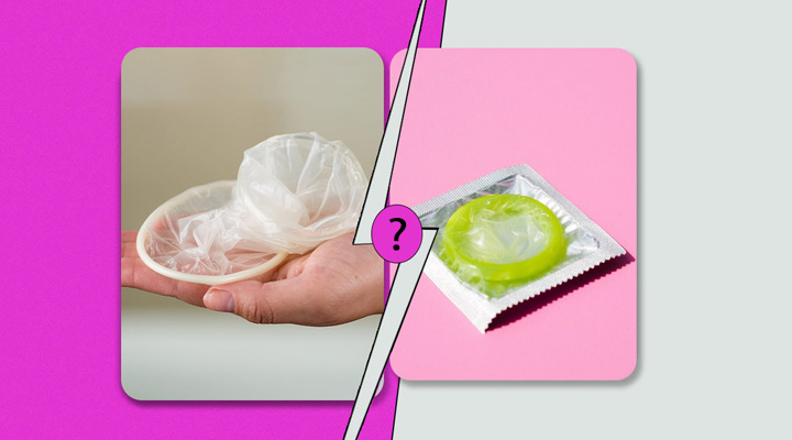 کاندوم زنانه؛ انواع، مزایا، معایب و روش استفاده_روشنفکر 6 تفاوت کاندوم زنانه و مردانه