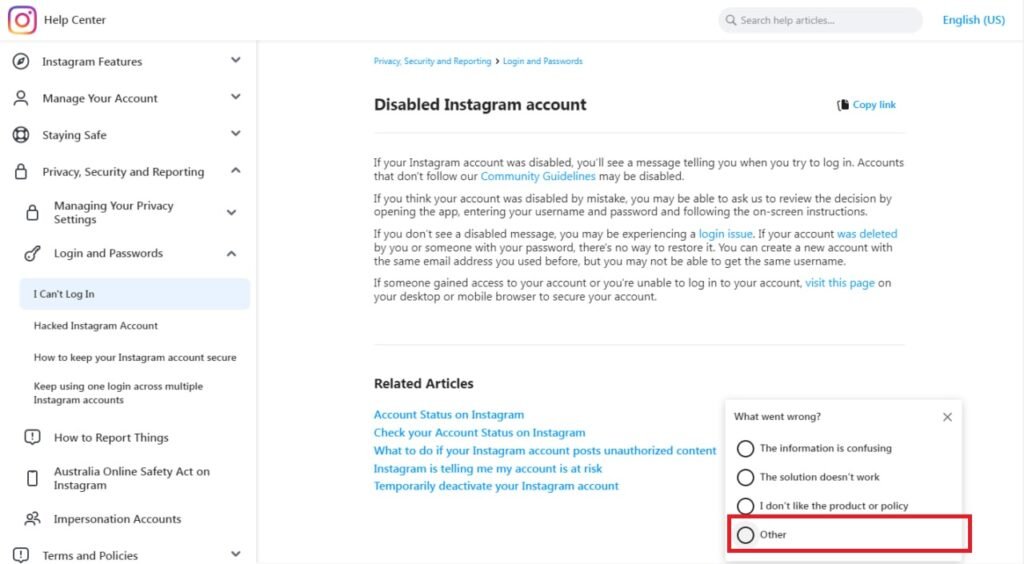 1716832530 83 علت دیسیبل شدن اکانت اینستا روشنفکر