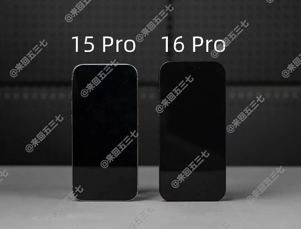 آیفون 16 پرو را در این تصاویر جدید در مقایسه با آیفون 15 پرو ببینید