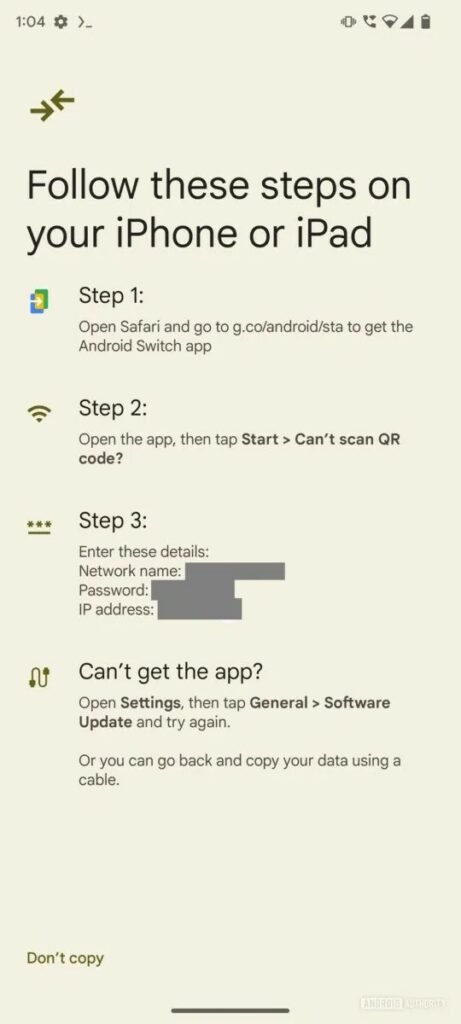 1726097636 858 گوگل انگارً نام اپ Switch to Android را به Android