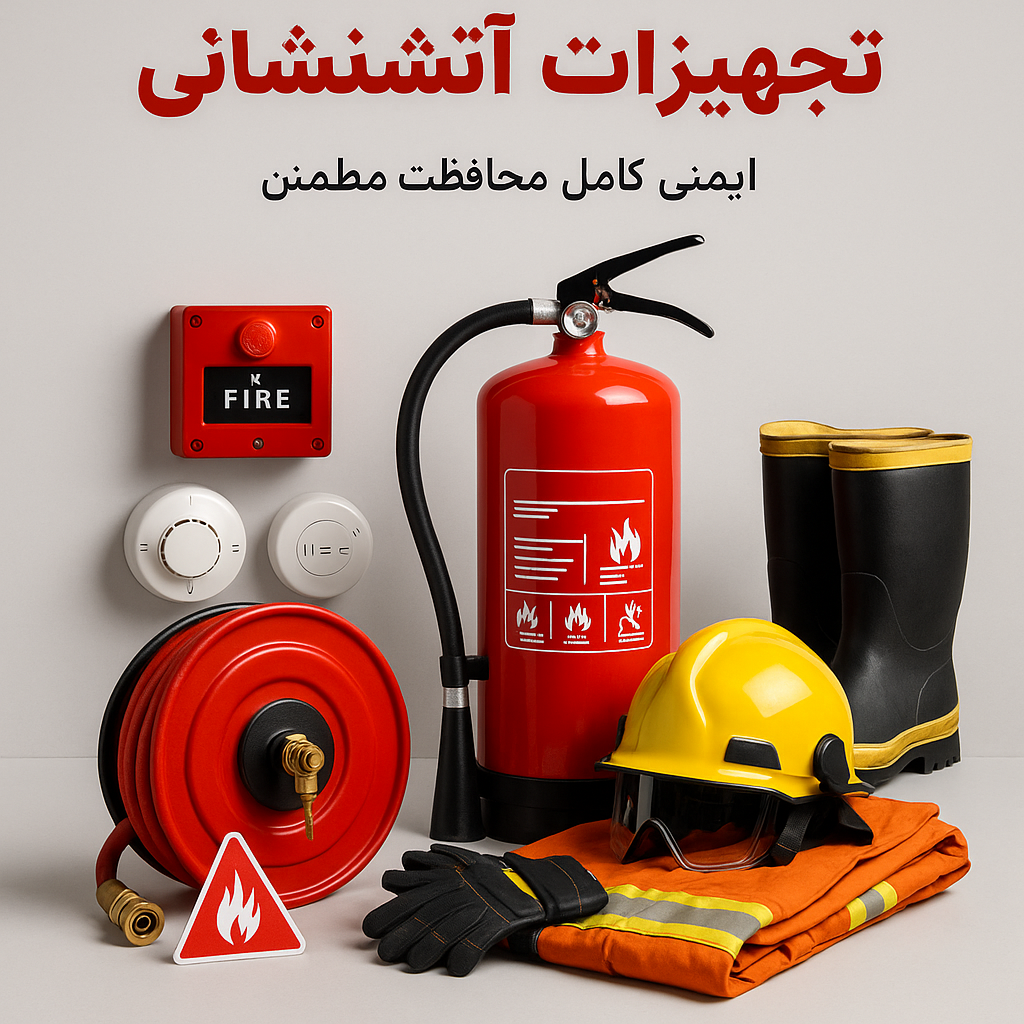 چگونه با تجهیزات آتش‌نشانی مناسب، خسارات حریق را به حداقل برسانیم؟