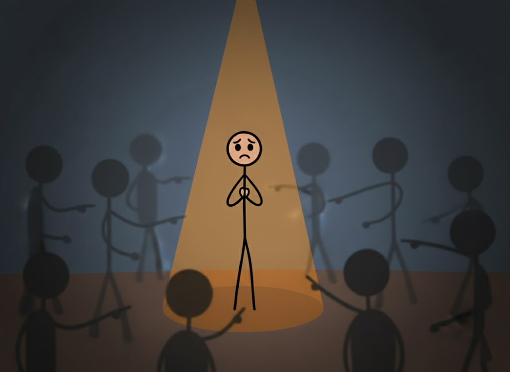 تاثییر اسپات لایت چیست و چرا دیگران آنقدر که فکر میکنید به شما دقت نمیکنند؟_روشنفکر 16 1761654044 296 تاثییر اسپات لایت چیست و چرا دیگران آنقدر که فکر