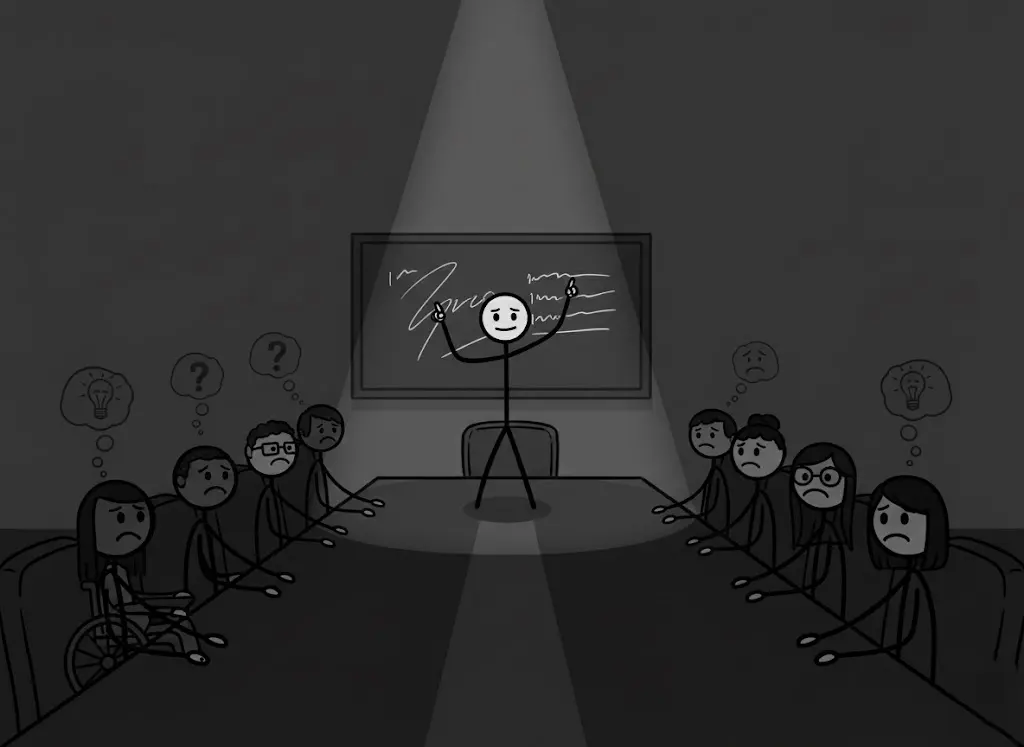 تاثییر اسپات لایت چیست و چرا دیگران آنقدر که فکر میکنید به شما دقت نمیکنند؟_روشنفکر 18 1761654045 434 تاثییر اسپات لایت چیست و چرا دیگران آنقدر که فکر.webp